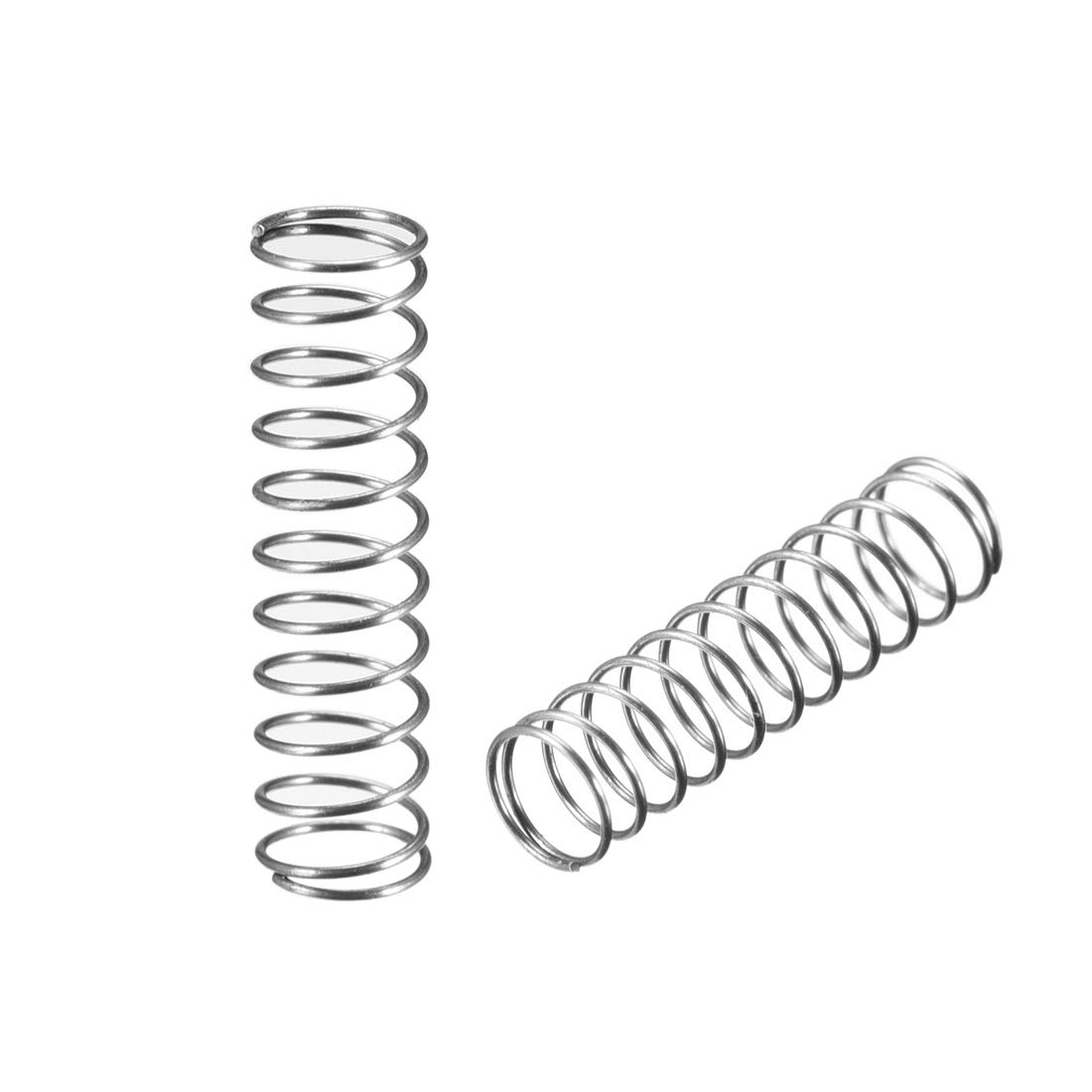 sourcing map Wire Diameter 0.01", OD 0.16", Free Length 0.59" Spring Steel Coil Extended Compressed Spring 50pcs
