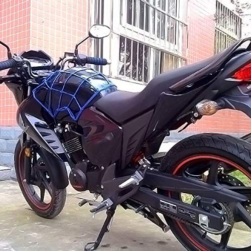 MqbY Luggage Mesh Net Cargo Bike Storage Outdoor Travel Motorcycle Net Solid Holder Motorcycle Mesh Bike Hooks