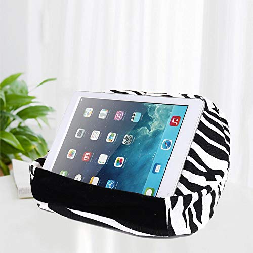Urnanal Universal Soft Tablet Stand Pillow Holder, Sofa Bed Reading Pillow Beanbag Lap Stand for iPads/Tablets/eReaders/Phones/Books/Magazines