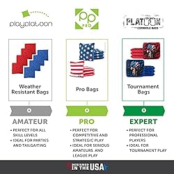 Play Platoon Weather Resistant Cornhole Bags - Set
