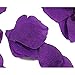 PIXNOR 1000pcs Silk Rose Petals Decorations for Wedding Party (Purple)
