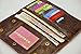 Le'aokuu Mens Genuine Leather Vintage Wallet Organizer Checkbook Card Case (Brown)