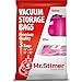 Compression Storage Bags - Set of 3 Space Saver Plastic Vacuum Sacks: 2 Large (23x31