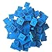 200 Wood Letter Scrabble Tiles - Blue Color - 2 Complete Sets - Game Replacement Crafts Weddings Scrapbooking