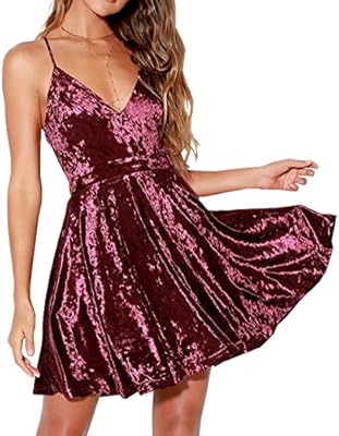 Velvet swing A Line Skater Dress