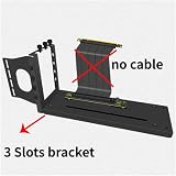 Durratou 3 Slot PCI-E Riser GPU Bracket Holder for Graphics Cards RTX 3060 3090 view 6