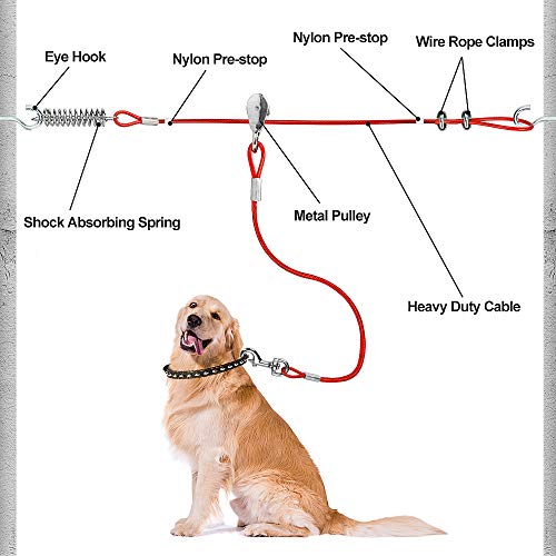 outdoor dog cable run