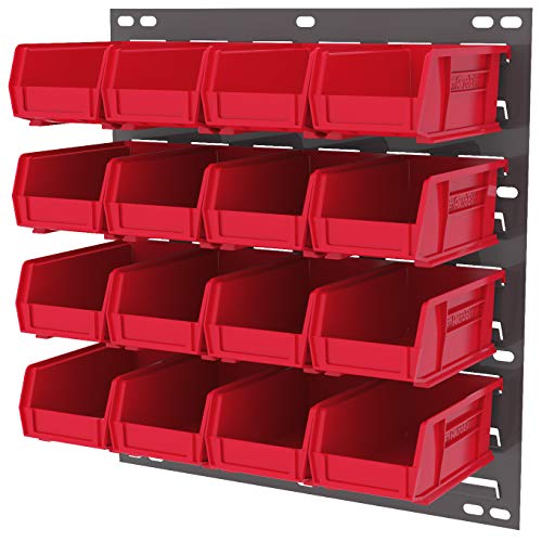 AkroMils 30618 Louvered Steel Wall Mount Panel Garage Organizer for