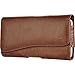For Apple iPhone 5S 5 SE EpicDealz PU Synthetic Leather Horizontal Pouch Case Cover With Belt Clip Holster- Brown2