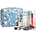HaloVa Toiletry Bag Multifunction Cosmetic Bag Portable Makeup Pouch Waterproof Travel Hanging Organizer Bag for Women Girls, Dark Blue