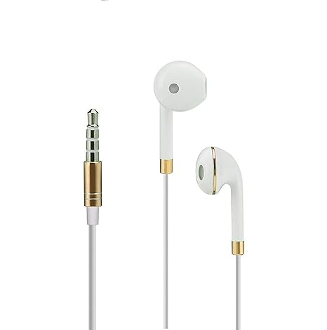 Phone Star In-Ear Kopfhörer mit Lautstärkeregelung [inklusive Nylonschutz- und Transporttasche] kompatibel mit iPhone, iPod, 