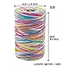 Tenn Well Colored Raffia Ribbon, 3/16 inch by 328 Feet Matte Paper Craft Ribbon for Gift Wrapping, Gift Box Packing, Party Decor and Craft Projects