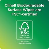 Clinell Universal Biodegradable Cleaning Wipes Pack 6 x 60 360 Total view 6