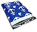 Poly Mailers Nautical Anchor & Sailboat Designer Mailers Shipping Envelopes Blue Boutique Custom Bags #SmileMail (100 10x13)