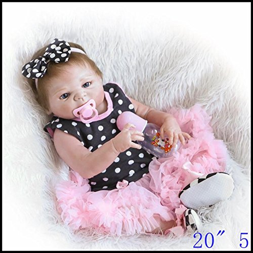 Lifelike 20"handmade reborn baby doll full body si…