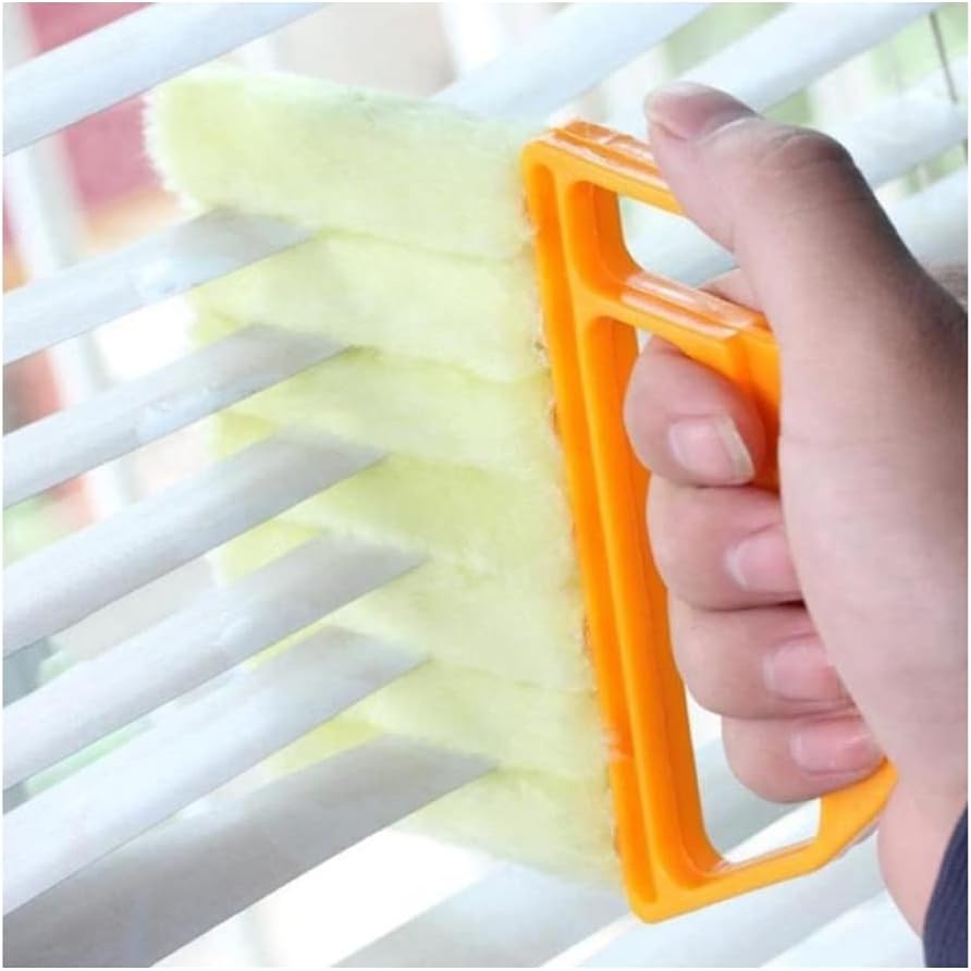 Koksi Wet Dry Venetian Window Blind Cleaner Brush Ergonomic Handle