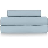 Color Remedy Twin 3-Piece Bed Sheet Set – Soft, Lightweight, Wrinkle-Resistant Fabric – Durable, Breathable, Easy Care Sheets with Deep Pockets – Aqua