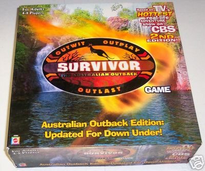 Survivor the Australian Outback 2nd Edition Board Game