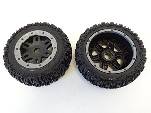 King Motor Truck Pioneer Front Wheels (set of 2) Fits King Motor T1000, T1000GT, T2000 trucks, HPI 5T, SC Rovan Terminator and other bajas