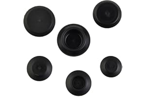 Brand Name 60 Piece Flush Mount Plastic Hole Plug Assortment Kit for Auto Body Sheet Metal, 1/2" 3/4" 3/8" 7/8" Hole Size Cov