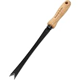 Blossom Buddy Professional Stainless Steel Dandelion Weeding Tool with Wooden Handle, Garden Root Remover for Lawn and Garden Maintenance