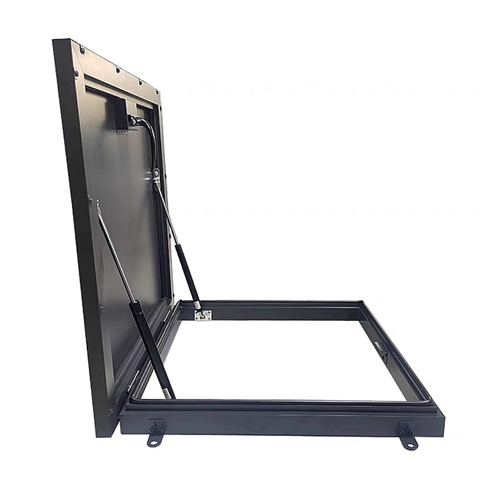 Photo 1 of 23.6" L X 23.6" W/27.5" L X 27.5" W/31.5" L X 31.5" W Galvanized Powder Coated Steel Roof Hatch; Roof Steel Security Door; Roof Access Hatch (23.6in)