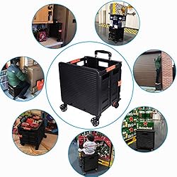 Foldable Utility Cart Folding Portable Rolling