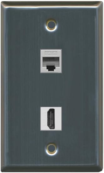 Leviton 41080 3tp 3 Port Quickport Wall Plate Light Almond Electrical Distribution Wall Plates Amazon Com