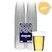 Clear Disposable Plastic Cups 10 Oz. Pack Of (100) Fancy Hard Plastic Cups - Party Accessories - Wedding - Cocktails- Tumblers