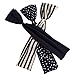 Twist Bow Wired Headbands Scarf Wrap Hair Accessory Hairband by Sea Team (6 Packs)