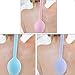 Olpchee Long Handle Bath Shower Body Brush Back Scrubber with Super Soft Nylon Bristles (Blue)