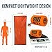 Life Bivy Emergency Sleeping Bag Thermal Bivvy - Use as Emergency Bivy Bag, Survival Sleeping Bag, Mylar Emergency Blanket, Survival Gear - Includes Nylon Sack with Survival Whistle + Paracord String