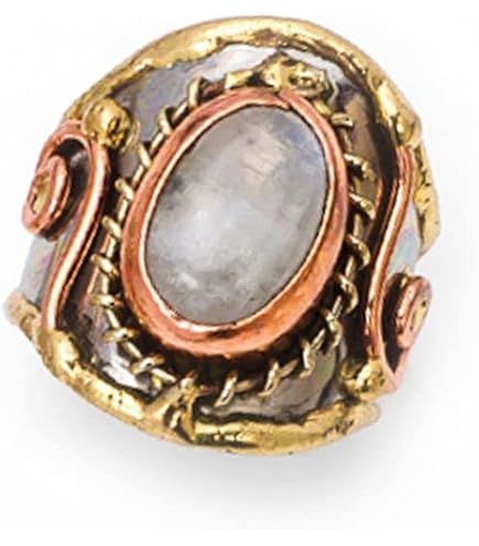Amazon.com: Anju Jewelry Janya Collection Mixed Metal Cuff
