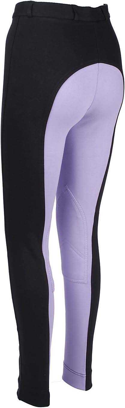 Discount Pet Accessories HORSE RIDING LADIES SOFT STRETCHY JODPHURS/JODHPURS JODS BLACK BABY PURPLE