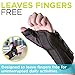 BraceAbility Wrist and Thumb Spica Splint - De Quervain's Tenosynovitis Long Forearm Cast Stabilizer for Tendonitis, Sprains, Thumb Brace for Arthritis Pain and Support - (S Left Hand)