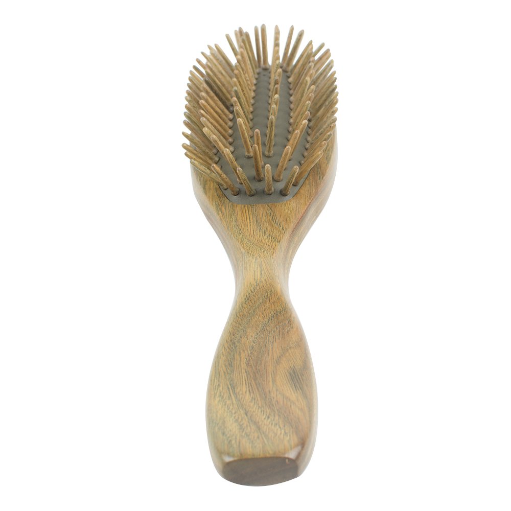 Carejoy Detangling Airbag Hair Comb Antistatic Hairbrush Natural Green Sandalwood Brushes for All Hair Styles Anti-Static Health Care Massage Head Gifts