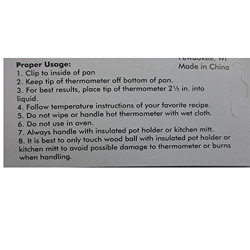 Food-safe Temperature Read Stick Cooking Candy Jam Sugar Kitchen Thermometer - Thumbnail 4