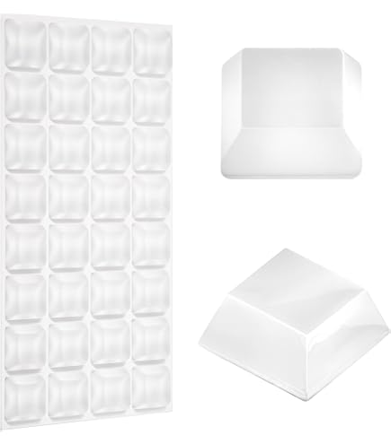 Furnigear 96-Pack Clear Silicone Cabinet Bumpers | Self-Adhesive Rubber Bumpons For Doors, Drawers, Picture Frames & Furniture