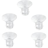 Flange Inserts 13/15/17/19/21mm 5pcs,Suitable for Medela,Spectra 24mm Shields/Flanges,Compatible with Momcozy S12 Pro/S9 Pro/S9/S12 Wearable Breast Pump,Reduce 24mm Tunnel Down to Correct Size