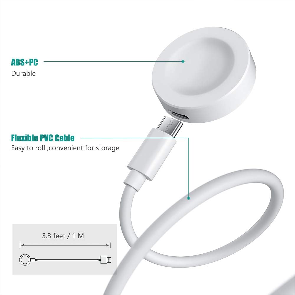 TUSITA Magnetic Charger Compatible with HUAWEI Smartwatch - 1M, WHITE - Image 5