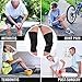 Mava Sports Knee Compression Sleeve Support for Men and Women - Perfect for Powerlifting, Weightlifting, Running, Gym Workout, Squats and Pain Relief