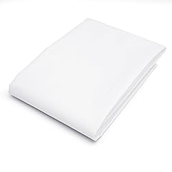 Pico Textiles 5 Yards Bolt White Poly Cotton Twill