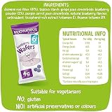Kiddylicious Blueberry Wafers Gluten Free Dairy Free 6+ Months 4x10 Packs view 3