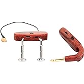KNA VV-Wi Wireless Violin Viola Pickup, UHF System, 100ft Range | Volume control, interference-free connection, ultra-low latency performance, rechargeable wireless system