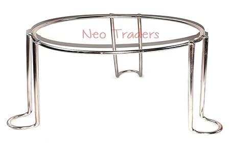 Neo Traders Steel Gamla/Matka Stand, Plant Pot Holder