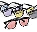 Bestum Retro Inspired Sunglasses With Rivets Tinted Lens UV400