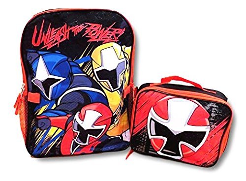 power rangers backpack and lunch bag