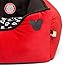 Disney Classic Mickey Mouse Rectangular Cuddler Pet Bed with Pillow Cushion Insert in Red, Machine Washable, 24 x 22/One Size, Model:DIS-RCT-MBH-RDH-2422