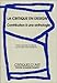 Critique en design - contribution a une anthologie (La) (EDITIONS JACQUELINE CHAMBON) by 