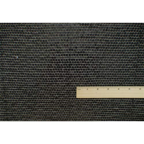 Sheer Black Sequined Mesh, Fabric by The Yard - Thumbnail 2